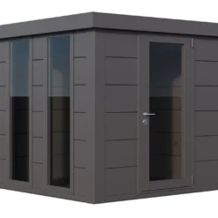 Abri De Jardin En Acier Galvanisé Porte Unique Luminato - 5,6 M²