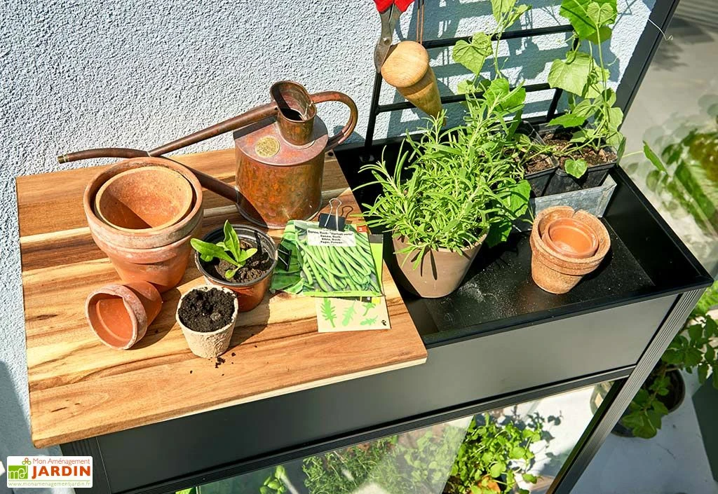 Mini Serre De Jardin Table à Jardiner – Juliana Vertical – Image 3