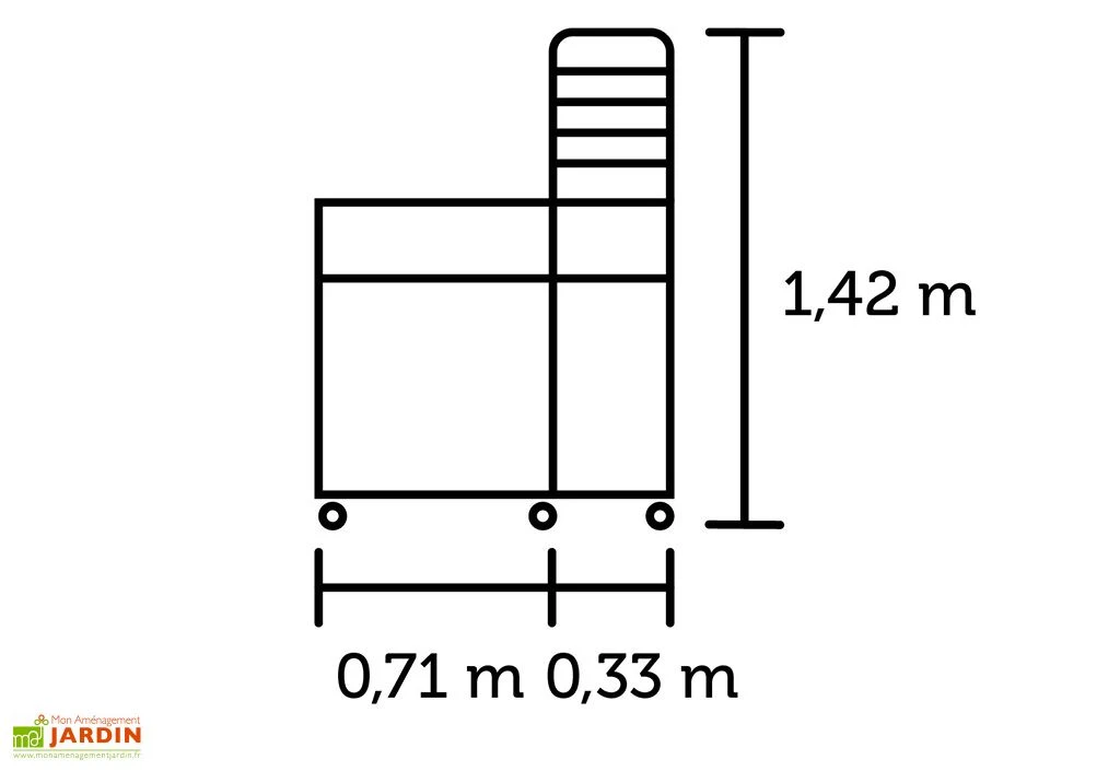 Mini Serre De Jardin Table à Jardiner – Juliana Vertical – Image 5