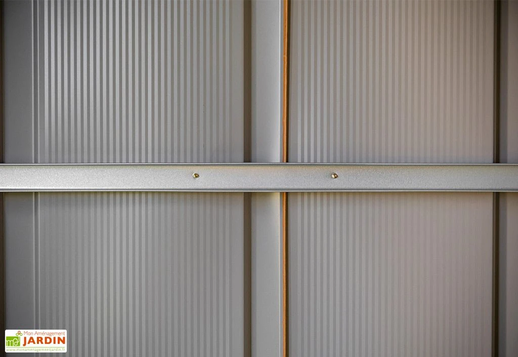 Abri De Jardin En Acier Galvanisé Imitation Bois Woodlake – 1,84 M² – Image 5