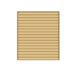 Paroi Avant/Arrière Pleine Pour Carport Modulable Solid 3x5m