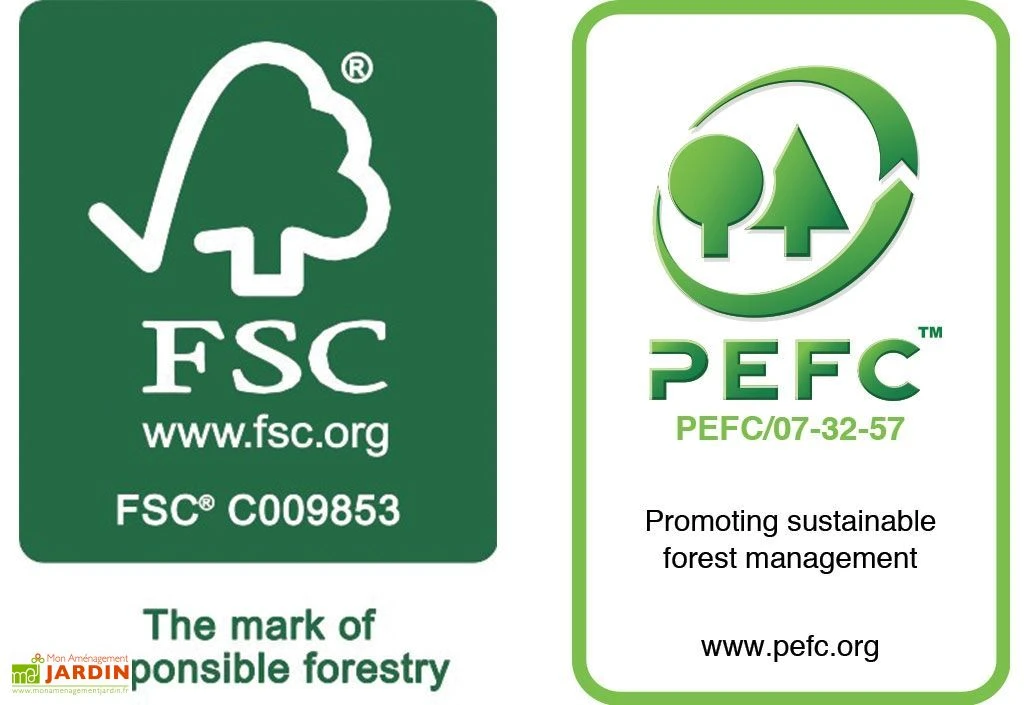 Paroi Avant/Arrière Pleine Pour Carport Modulable Solid 5x5m – Image 2