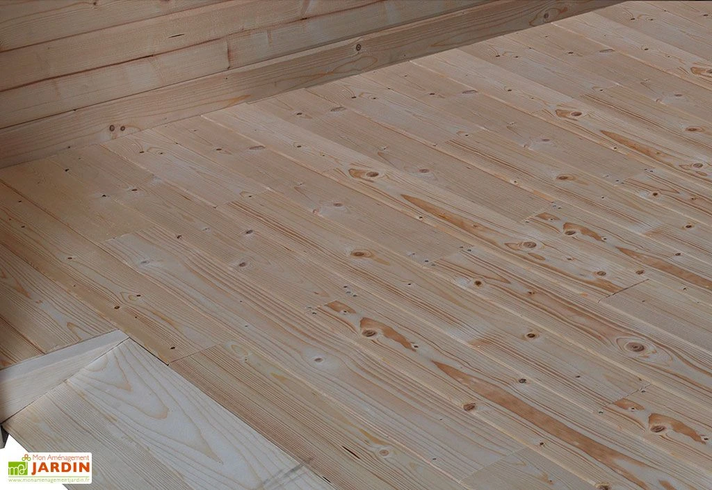 Plancher Pour Abri De Jardin En Bois D’Épicéa Modern 15 M²