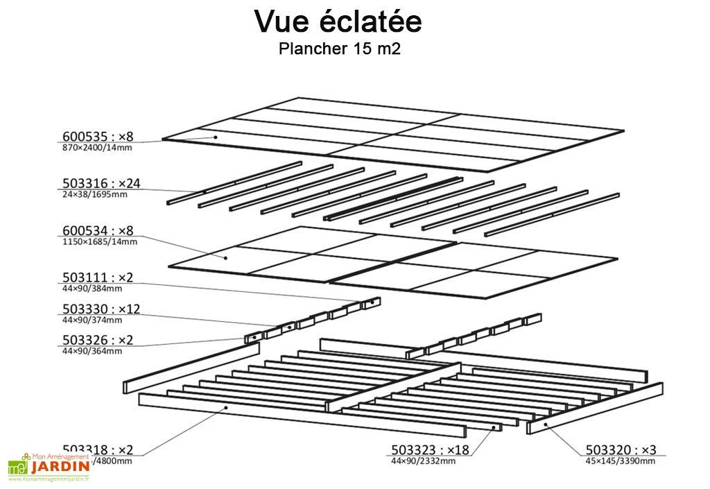 Plancher Pour Chalet En Bois Habitable Isolé Decor Home – Image 3
