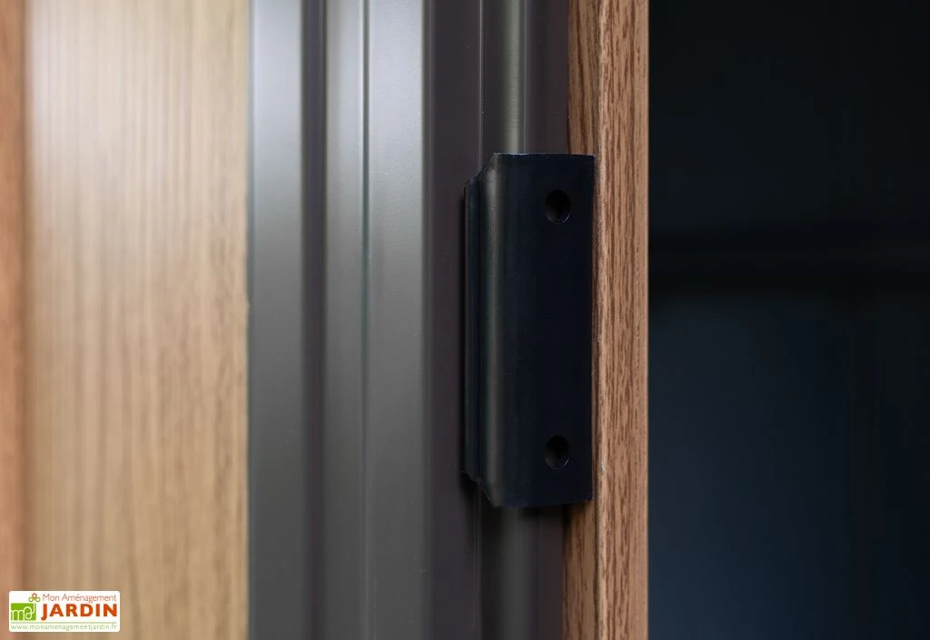 Abri De Jardin En Acier Galvanisé Imitation Bois Woodlake – 1,84 M² – Image 6