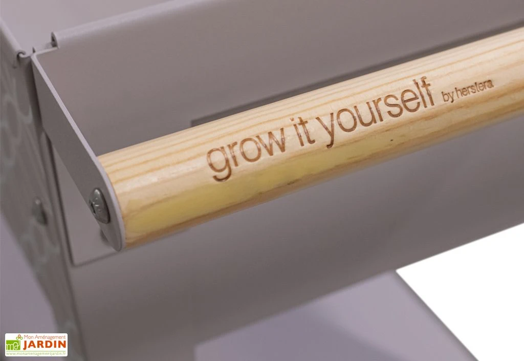 Potager Sur Pieds En Acier Avec Roulettes – Barcelona – Image 6