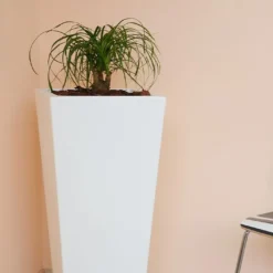 Pot De Fleurs En Polyéthylène Hydrus - 39 X 39 X 85 Cm