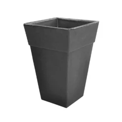 Roto Pot De Fleurs Extérieur En PolyéthylÚne Et Bois 30 X 45 Cm Quadro S