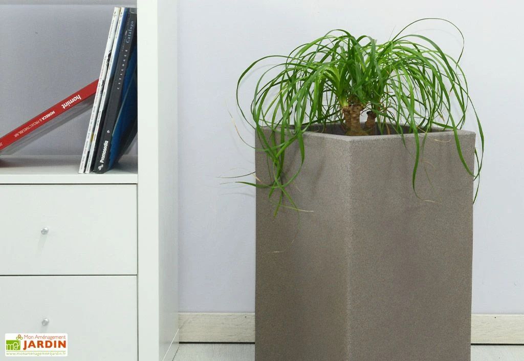 Pot De Fleurs En Polyéthylène Atlantis – 30 X 30 X 47 Cm – Image 3