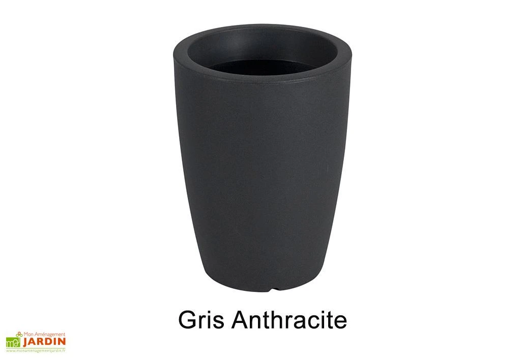 Pot De Fleurs Polyéthylène Hydra H40 Ø30 (pls. Coloris) – Image 3