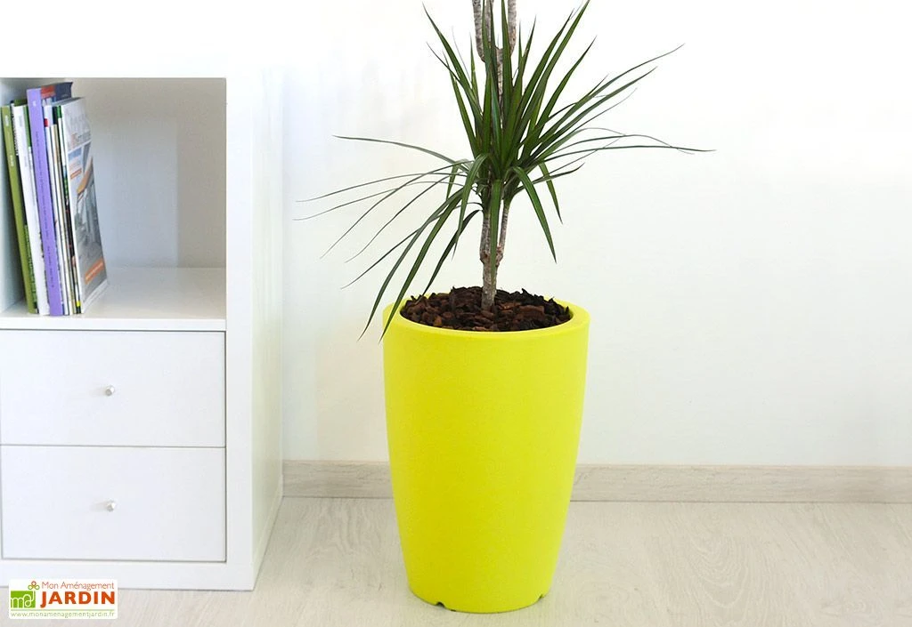 Pot De Fleurs Polyéthylène Hydra H50 Ø36 (pls. Coloris)