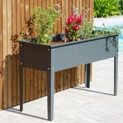 Potager Sur Pieds En Acier Galvanisé 30 X 60 Cm – Cipollina