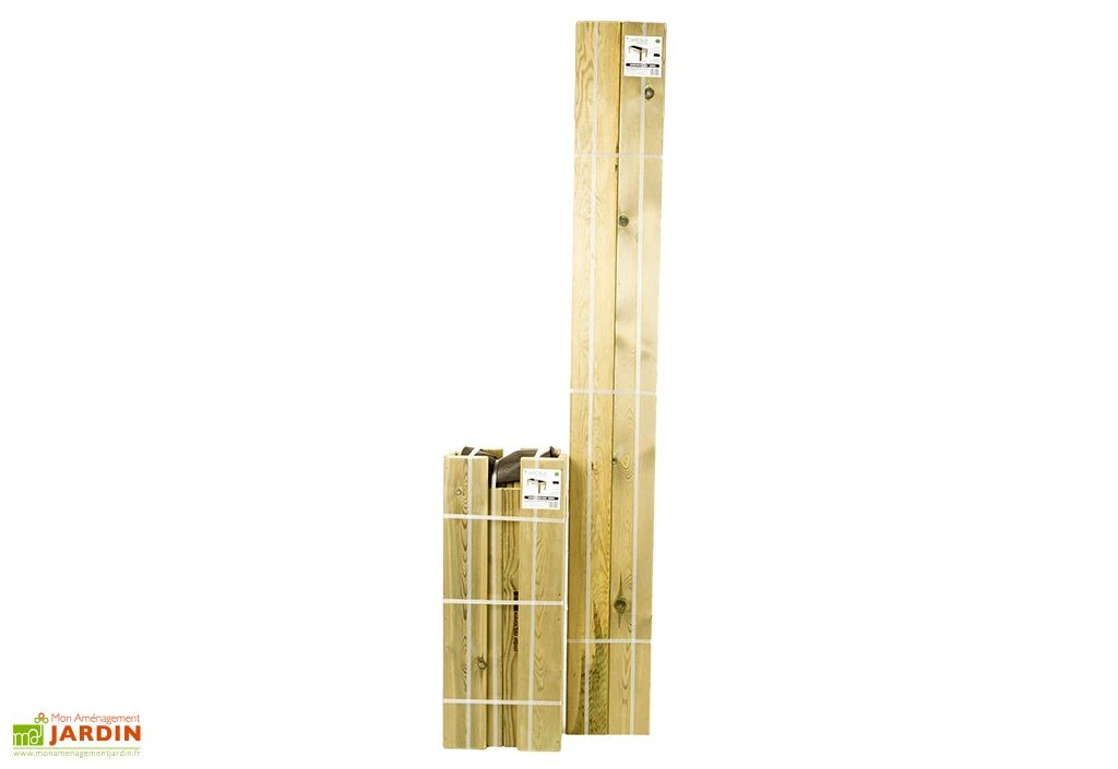 Potager Surélevé En Bois Traité Gardenbrico XXL80 : 200 Cm – Image 3