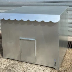 Poulailler 1 à 4 Poules En Acier Galvanisé – 86 X 78 X 76 Cm