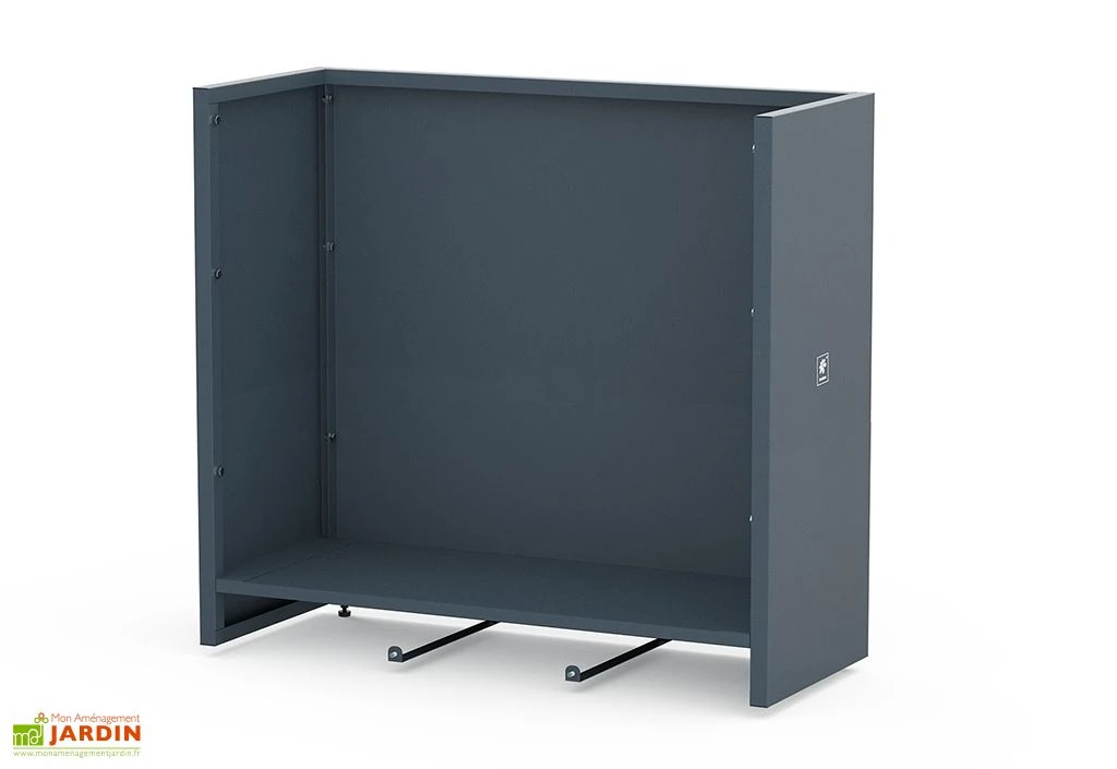 Jardinière En Métal Thermolaqué Profondeur Ajustable - 100 X 40 X 115 Cm – Image 5