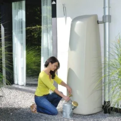 Garantia Récupérateur Eau De Pluie Cuve Aérienne Élégance 180 Cm – 400 L