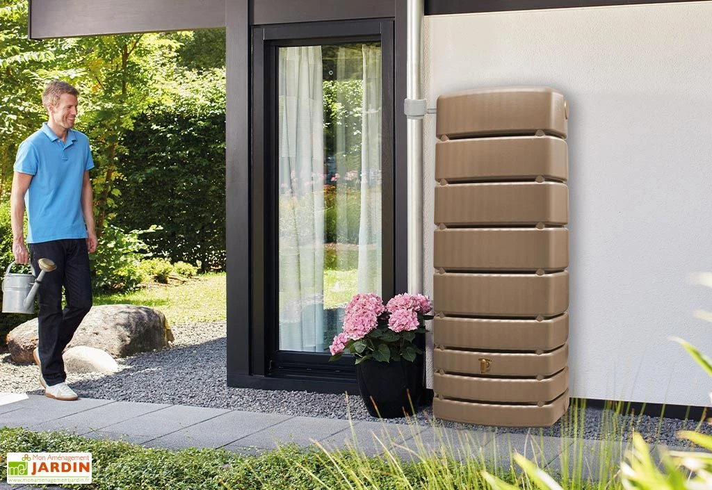 Garantia Récupérateur D’eau De Pluie 500 L Avec Robinet Et Collecteur – Slim – Image 4