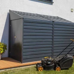 Armoire De Jardin En Acier Galvanisé 124 X 295 Cm