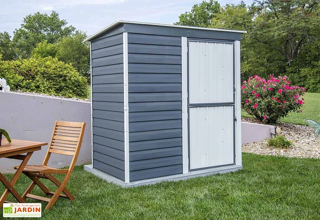 Remise De Jardin En Acier Galvanisé 203 X 116 Cm – Image 2