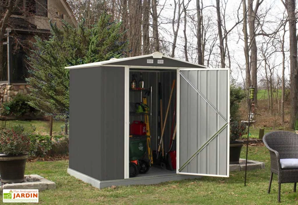 Abri De Jardin En Acier Galvanisé 2 M²