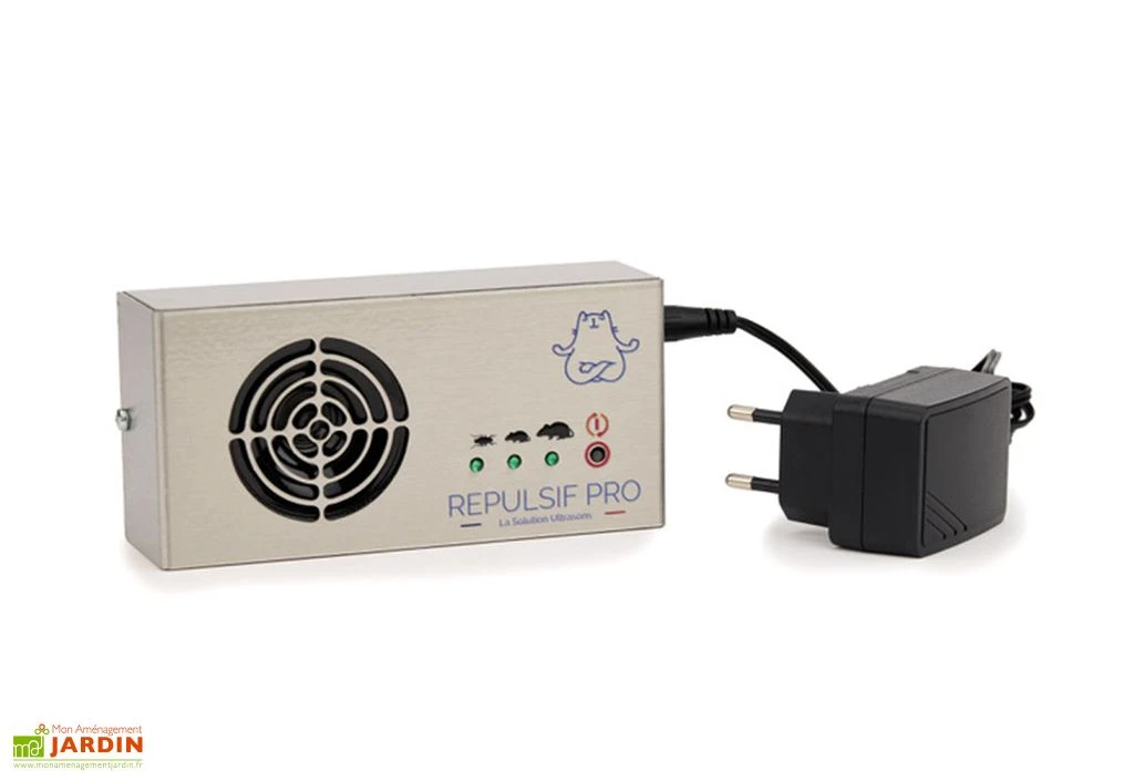 Répulsif Ultrasons Rongeurs Et Insectes + Adaptateur Secteur