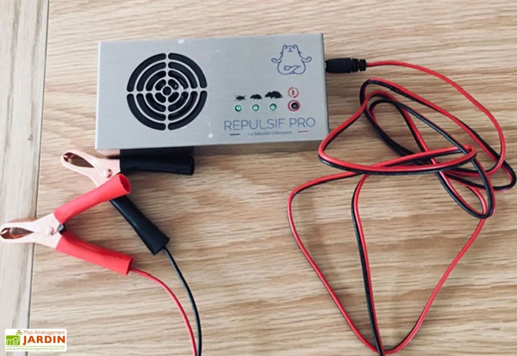 Répulsif Ultrasons Rongeurs Et Insectes + Adaptateur Batterie – Image 2