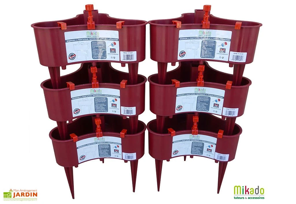 Lot De 6 Réservoirs 2L Pour Tuteur Mikado – Image 3