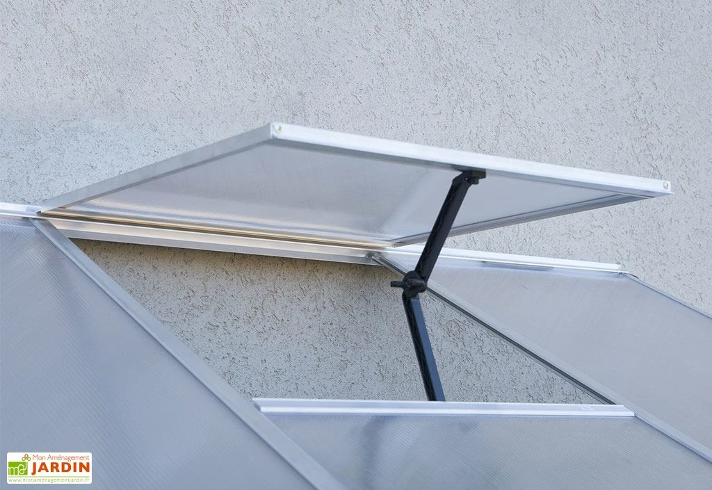 Serre Adossée En Aluminium Et Polycarbonate Lean To 3 M² – Image 3