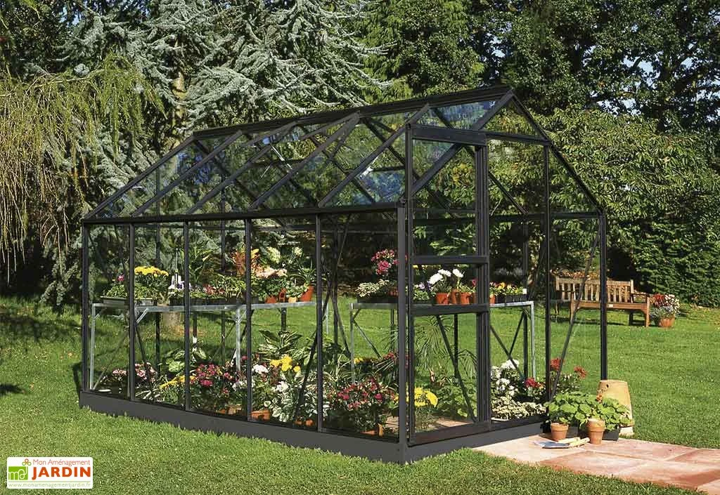 Halls Serre De Jardin En Aluminium Et Verre Trempé Popular 106 - 6,2 M² – Image 2