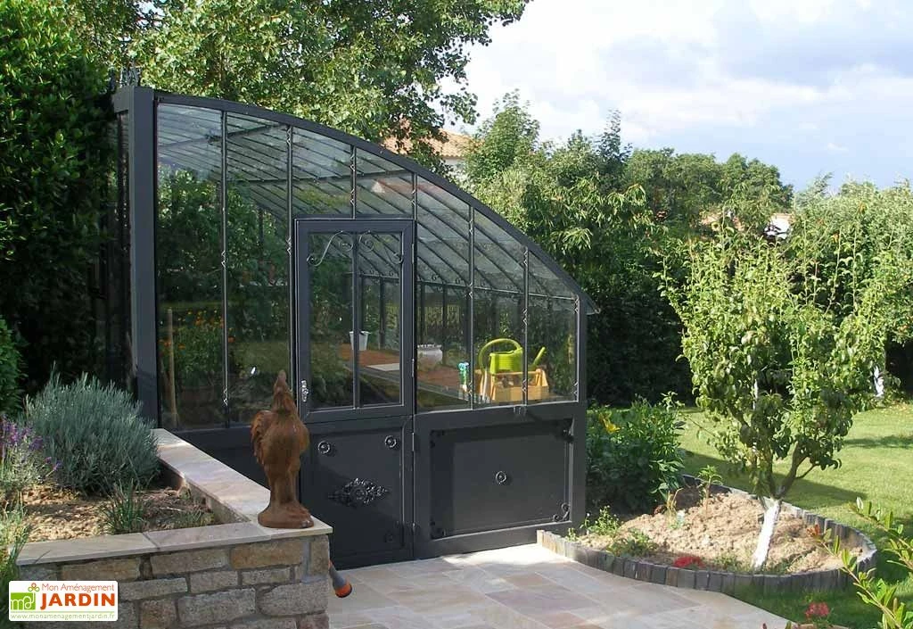 Serre Ancienne En Aluminium Et Verre Trempé 4mm Versailles 530x280m