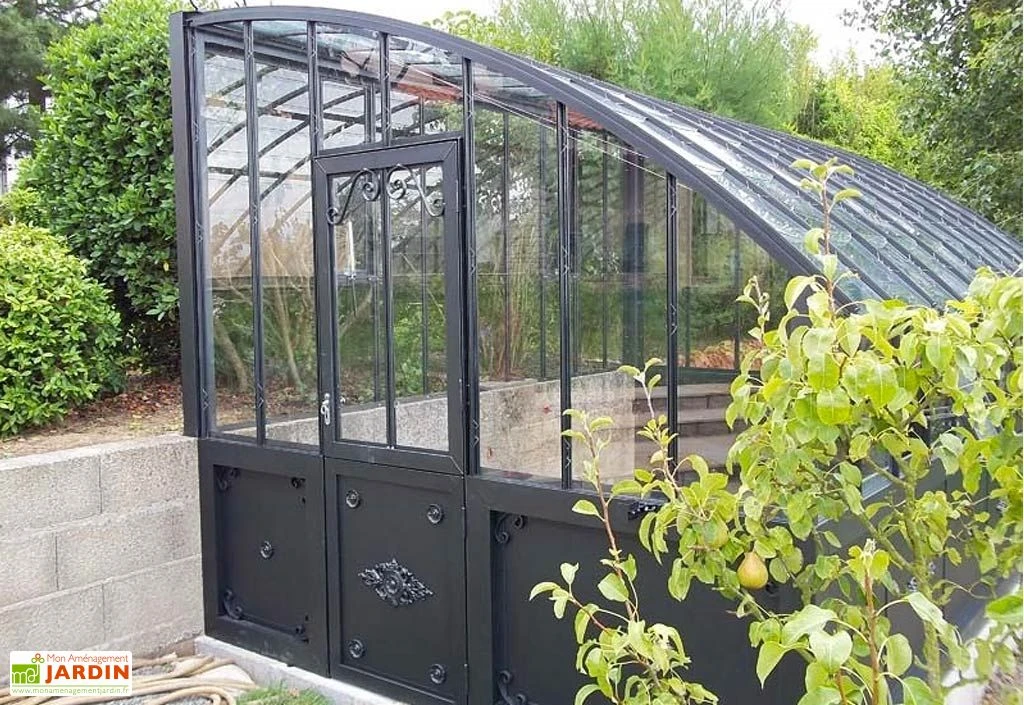 Serre Ancienne En Aluminium Et Verre Trempé 4mm Versailles 455x280m – Image 4
