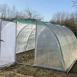 Serre De Jardin Tunnel En Acier Et Polyéthylène Cabriolet – 6 X 3,70 M