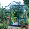Serre De Jardin En Verre Trempé Lams 8,1 M² - Laurus Verte