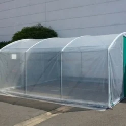 Serre Tunnel Tonneau En Polyéthylène 18 M² - 4 Saisons Plus 4,5 X 4 M