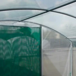 Serre Tunnel Tonneau En Polyéthylène 48 M² - 4 Saisons Plus 12 X 4 M