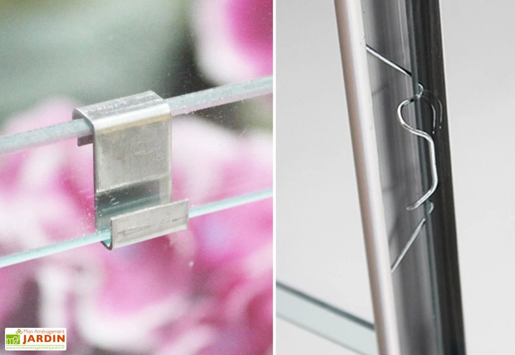 Serre De Jardin Adossée En Verre Lams 1,3 M² - Melissa Alu Naturel – Image 4