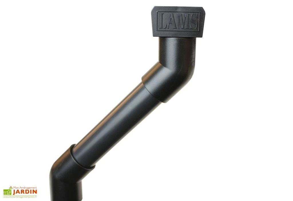 Serre De Jardin Adossée En Verre Lams 1,3 M² - Melissa Alu Naturel – Image 6