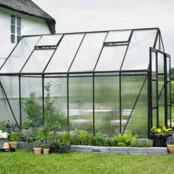 Halls Serre De Jardin En Aluminium Et Polycarbonate Magnum 128 – 9,9 M²