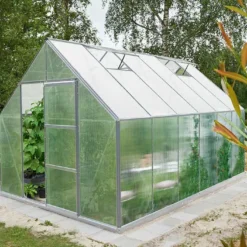 Halls Serre De Jardin En Aluminium Et Polycarbonate Universal 128 – 9,9 M²