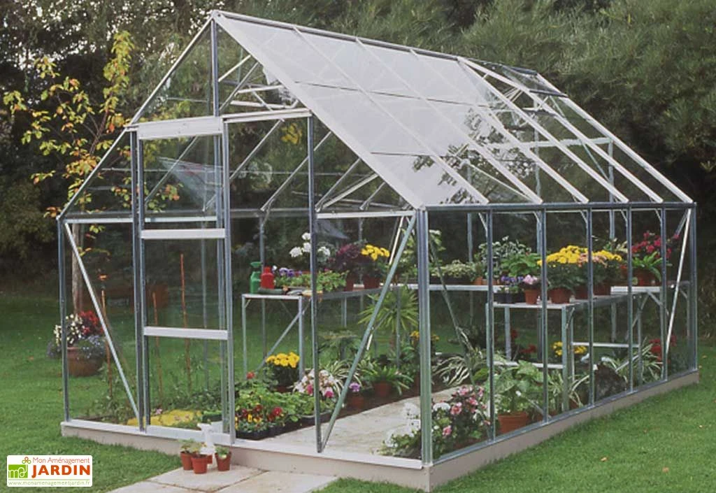Halls Serre De Jardin En Aluminium Et Verre Horticole Universal 128 – 9,9 M²