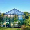 Serre De Jardin En Aluminium, Verre Et Polycarbonate Halls Atrium 9 M²