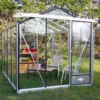 Serre De Jardin En Aluminium Et Verre Trempé Essentia 7,3 M²