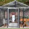 Serre De Jardin En Aluminium Et Verre Trempé Supra 12 M²