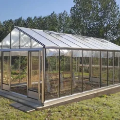 Serre De Jardin En Aluminium Et Verre Trempé Supra 34,7 M²