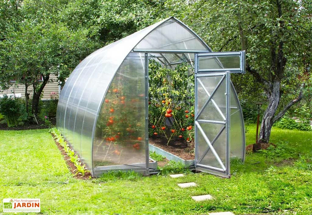 Serre De Jardin En Polycarbonate Et Acier Galvanisé – Image 2