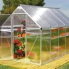 Serre De Jardin Grise Polycarbonate Aluminium 3 X 2 M – Mythos 6x10