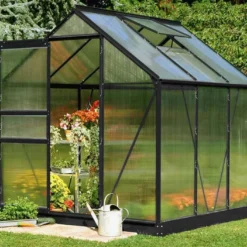 Halls Serre De Jardin En Aluminium Et Polycarbonate Popular 66 - 3,8 M²
