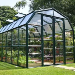 Serre De Jardin Polycarbonate Et PVC 10 M² – Grand Gardener 8x12