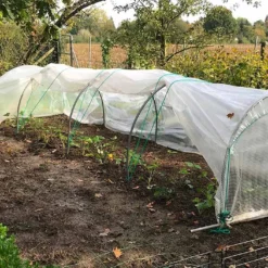 Serre De Jardin Serre Chenille En Acier Et Polyéthylène 1,3 X 5 M