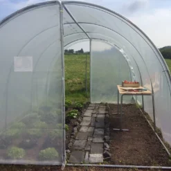 Serre Tunnel Tonneau Polyéthylène 13,5 M² - Essentielle 4,5 X 3 M
